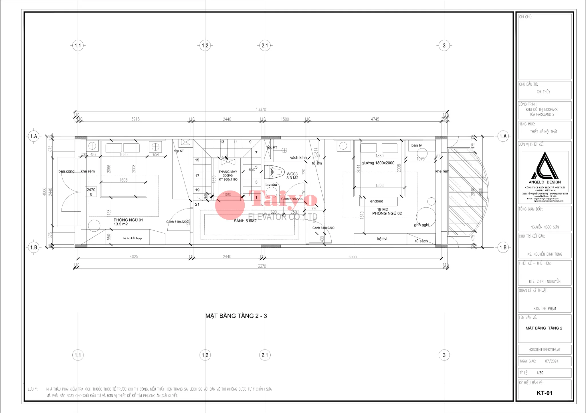 ban ve tang 2 3 mau thang may tai Vinhomes Ocean Park