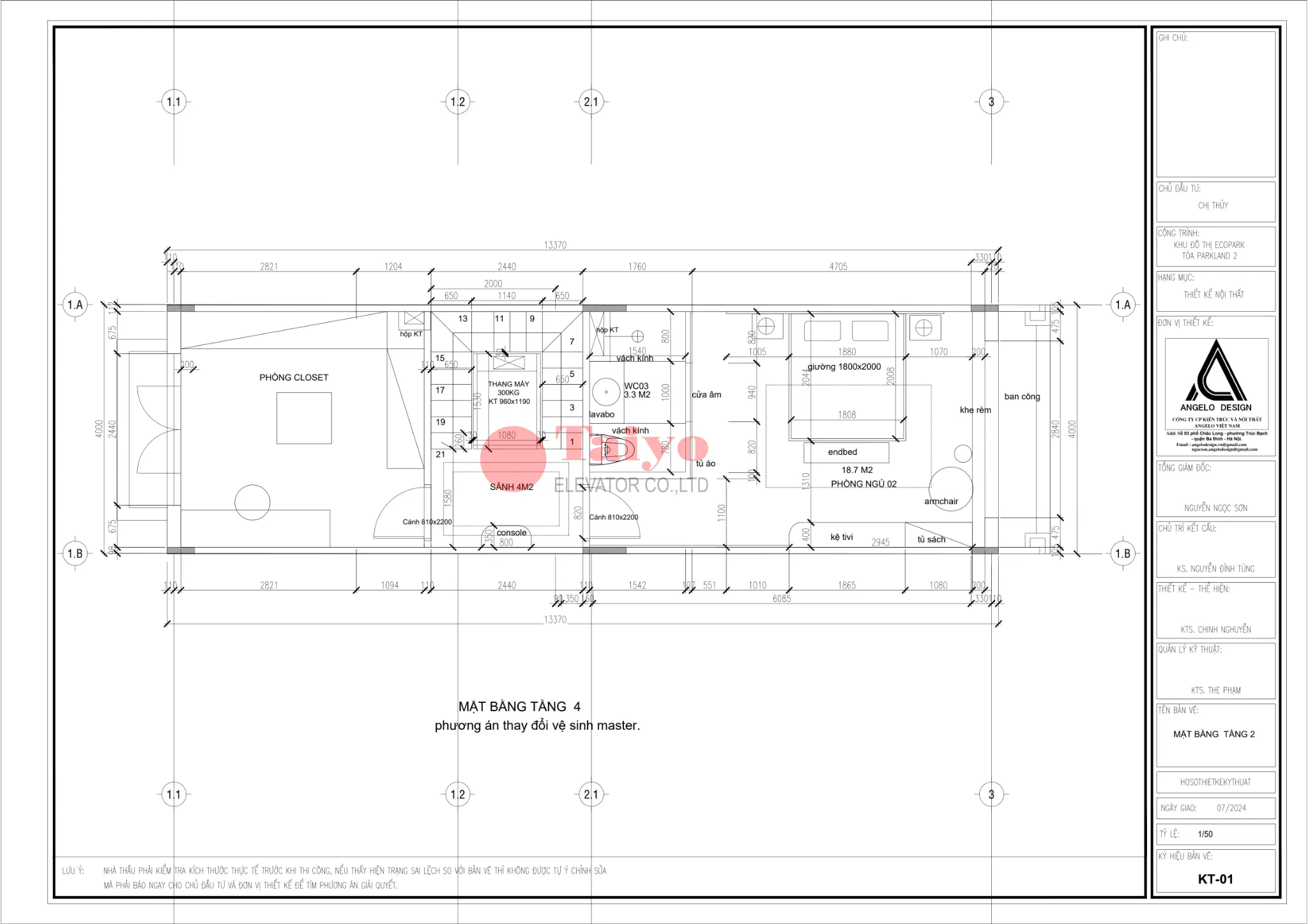 ban ve tang 4 mau thang may tai Vinhomes Ocean Park