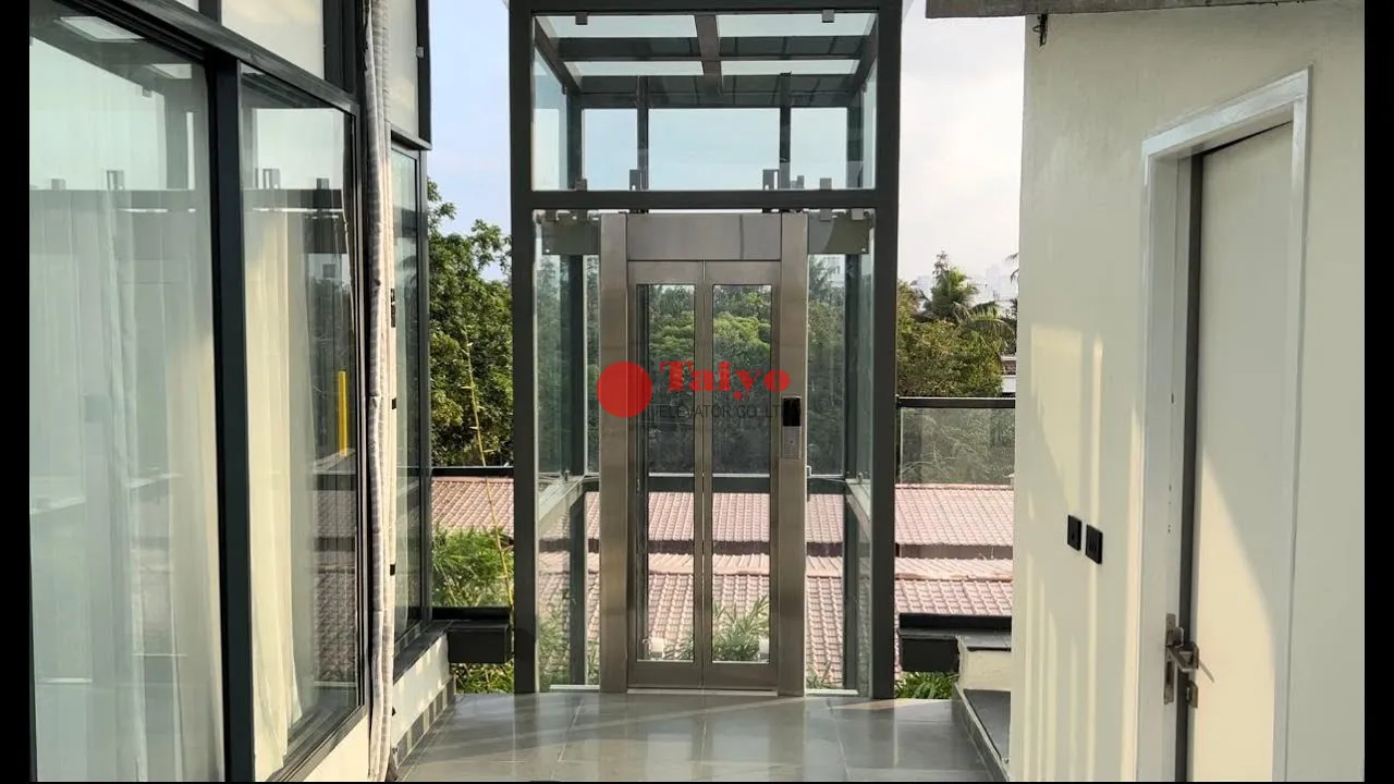 Hình ảnh Thang máy kính ngoài trời