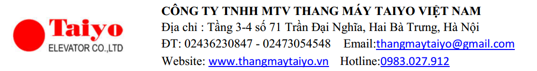 Thang Máy | Thang Máy Gia Đình | Công Ty Thang Máy Taiyo Việt Nam