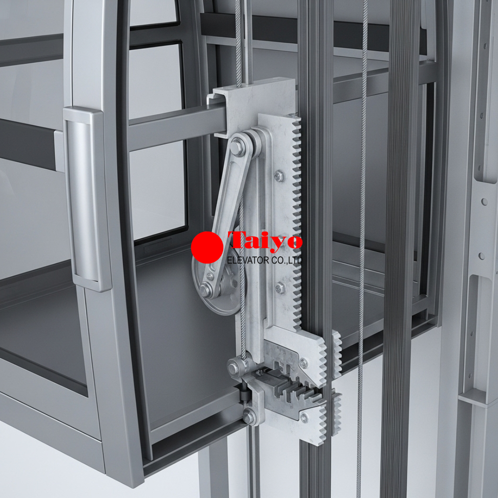 hệ thống phanh an toàn thang máy