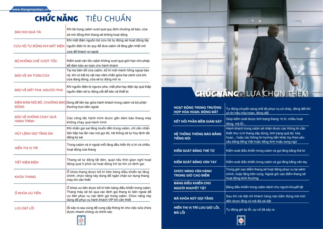 Thang Máy | Thang Máy Gia Đình | Công Ty Thang Máy Taiyo Việt Nam