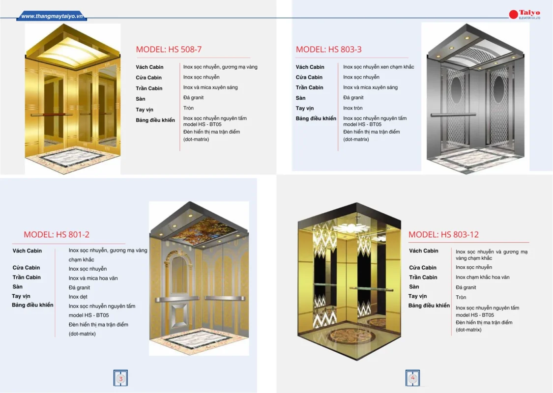 Thang Máy | Thang Máy Gia Đình | Công Ty Thang Máy Taiyo Việt Nam