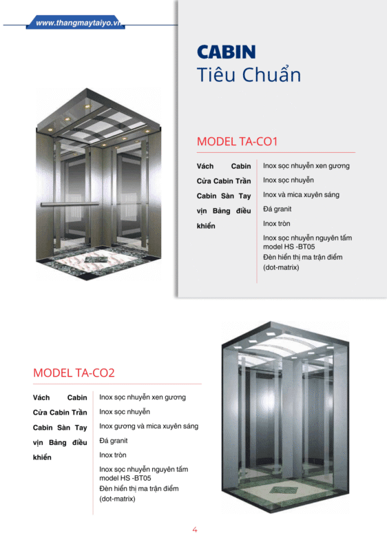 Thang Máy | Thang Máy Gia Đình | Công Ty Thang Máy Taiyo Việt Nam