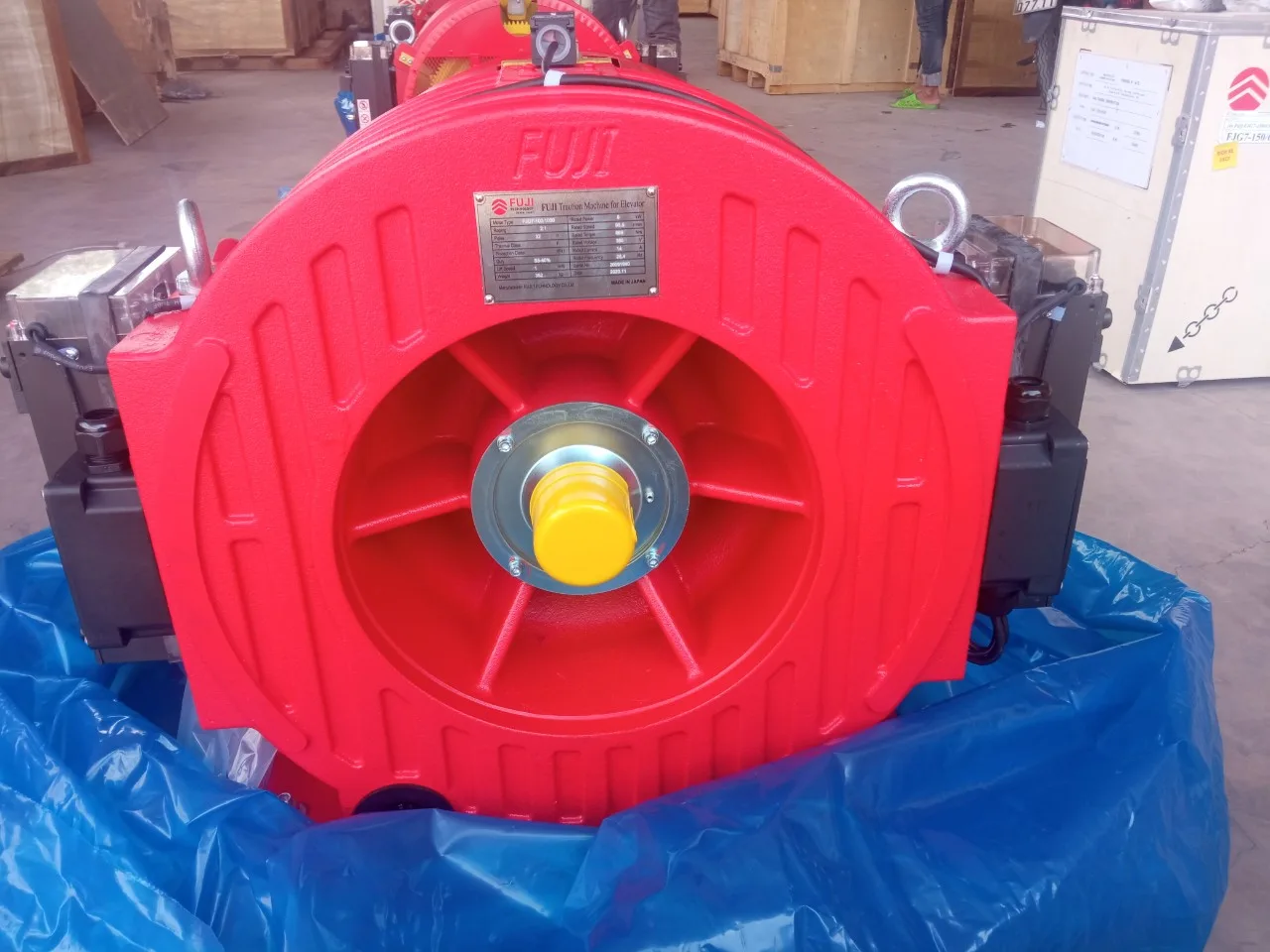 BẢO TRÌ THANG MÁY FUJI TẠI Định Công, Hà Nội 3 dong co fuji 1