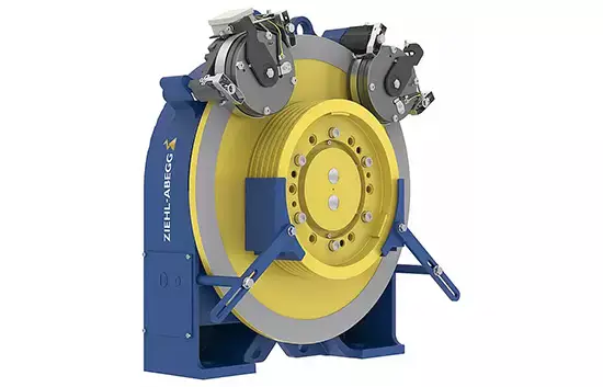 Aufzugsantrieb ZAsyn SM700 550 353