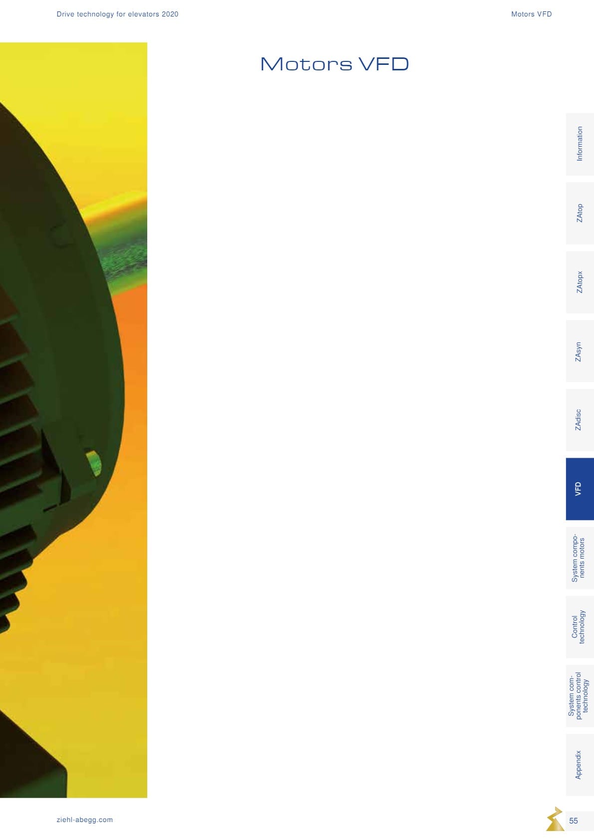 Động cơ ZIEHL-ABEGG 55 Dong co Ziehl abegg san xuat tai Duc 55