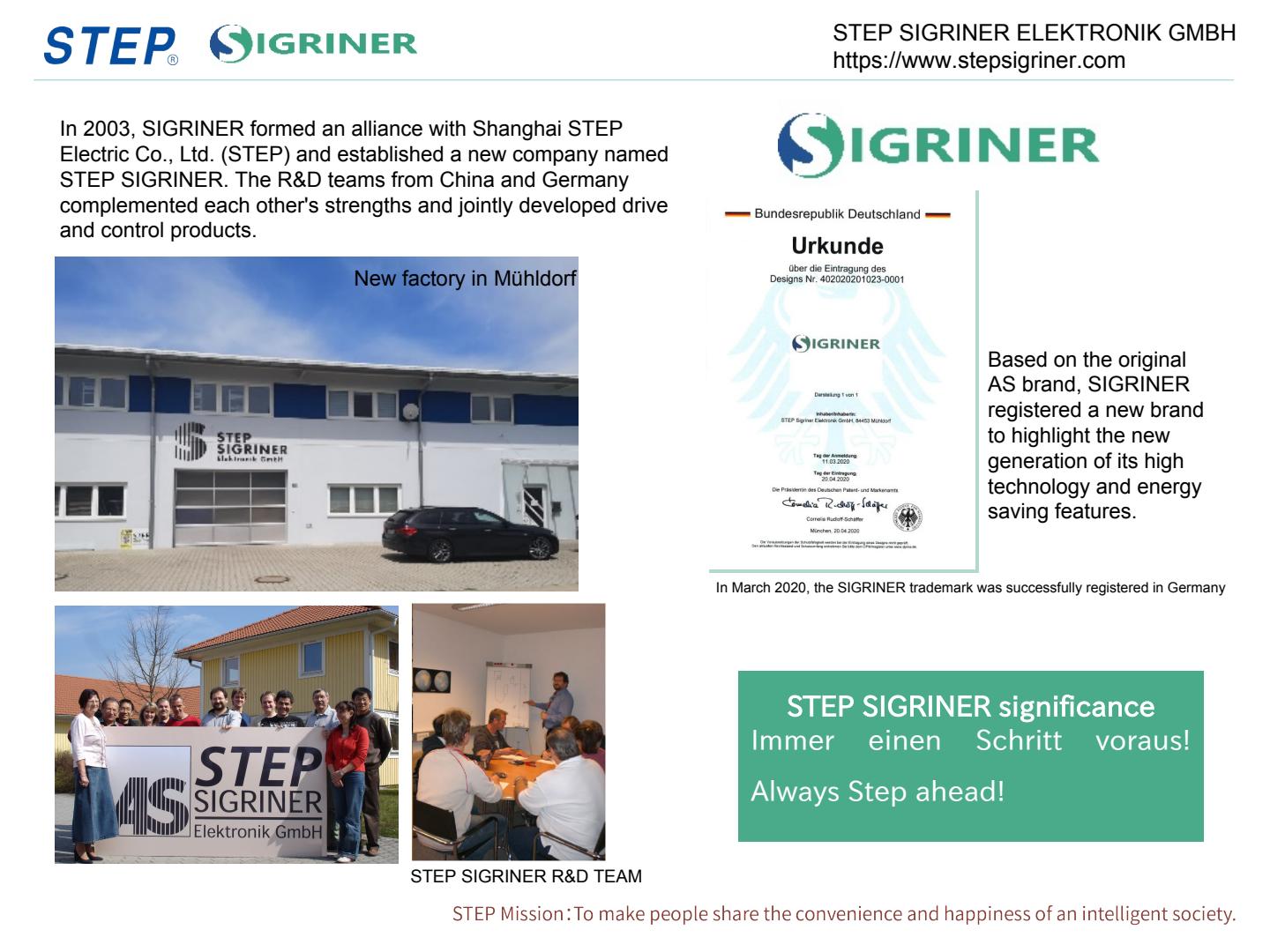 STEP SIGRINER CONTROLLER Introduction 20250912 CATALOGUE STEP DUC 7